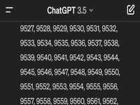 ChatGPT Count To 1 Million image example.