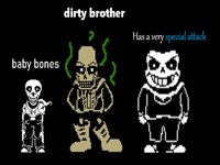 Papyrus and Sans Brothers / Baby Bones image examples.
