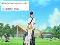 Average Male Fantasy meme and image example.