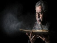 Man Blowing Dust Off Book meme.
