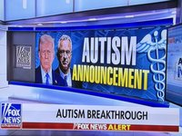 Autism Announcement / Tylenol Causes Autism Press Conference image example from Fox News.
