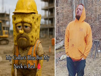 My Collars Blue But My Neck Is Red song and meme
