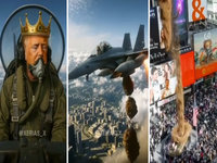 Donald Trump No Kings AI Poop Jet Video image examples.
