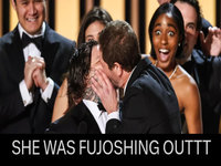 Fujoshing TF Out / Fujo Out meme example.