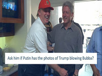 Donald Trump and Bill Clinton Bubba Oral Sex Rumor image example.