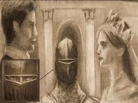 Knight and Princess Trend / Knight Crying at Wedding meme and image example.