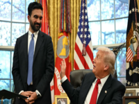 November 2025 Zohran Mamdani Donald Trump White House Meeting image example and meme.