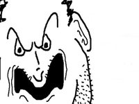 Triggered Neckbeard / Heheh I'm So Edgy meme.