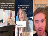 Fruity Pebbles The Secret Lives of Mormon Wives incident image examples from tiktok.