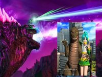 Godzilla and Hatsune Miku meme and image examples.