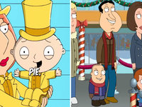 Stewie Pumpkin Pie / He Took His Niece Who Had Cancer To See Santa meme and image examples.