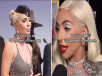 Lady Gaga 100 People In a Room meme and image examples.
