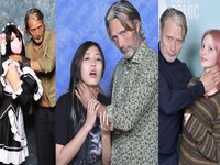 Mads Mikkelsen Choking Fans image examples.