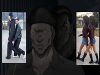 Baki Walk meme and image examples.