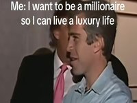 Jeffrey Epstein Edits meme and image example.