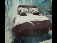 Stupidly funny apple watch ad/beatboxing  bed chases woman