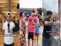 New Restaurant Called Karma meme image examples.