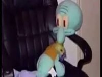 Squidward on a Chair