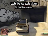 Who the Hell Is the Moose Man meme and image example.