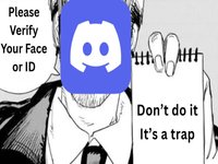 Discord Age Verification Controversy meme example.