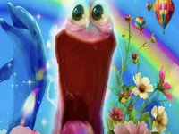 Geeked Patrick Star / Happy Patrick meme.