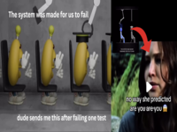 Are you coming to the tree hanging tree edits / the system was never designed for you to win meme examples.