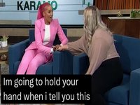 I'm Gonna Hold Your Hand When I Say This meme.