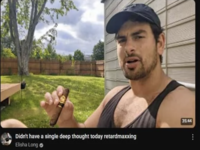 Retardmaxxing slang image example.