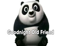 Franklin Goodnight Old Friend meme depicting Child Po.