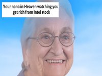 Intel Grandma Guy meme example.