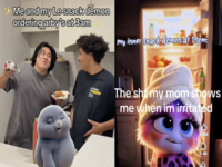 I Want Some Fries / Le Snack Demon meme and image examples.