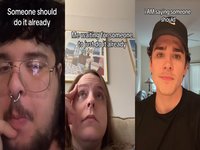 Someone Should Do It / Somebody Has to Do It catchphrase examples from TikTok.