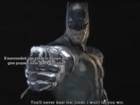 Batman Arkham Game Over Screens