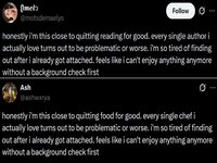Honestly I'm This Close To Quitting For Good / Problematic Or Worse Copypasta and meme examples.