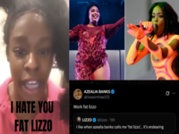 Fat Lizzo / I Hate You Fat Lizzo meme.
