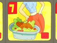 Thick Thighs Pussy Salad meme example image.