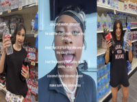 Coconut water meme and tiktok trend image example.
