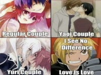 I See No Difference Love Is Love / Regular Couple Yaoi Couple Yuri Couple