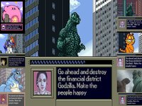 Destroy the Financial District Godzilla meme examples.