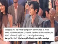 V Stepped Into the Crowd meme and image example.
