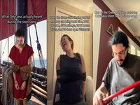 Sirens Scene / What Odysseus Actually Heard During The Siren Song meme examples.