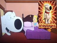 Brian Griffin Snausages meme example image.