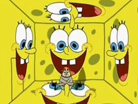 Mrs. Puff In a Padded Room meme and image example.
