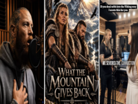 AI Viking Rap / Viking Music Slop image examples.