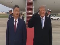 Trump Flinches Beside Xi Jinping