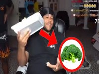 Fanum Throwing Broccoli meme example.
