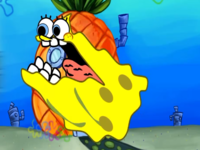 Tra La La SpongeBob meme example image.