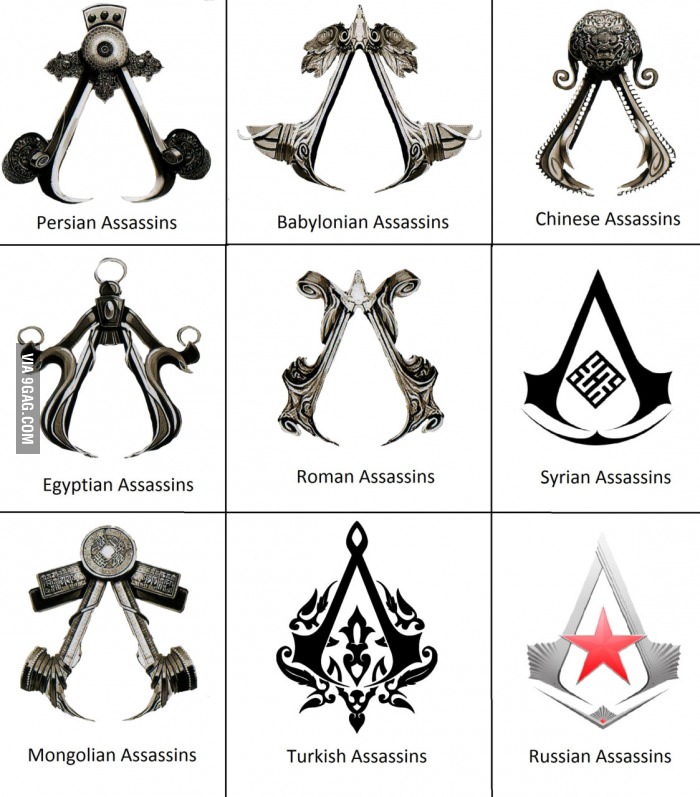 Zeichnung Des Assassin Creed Logos