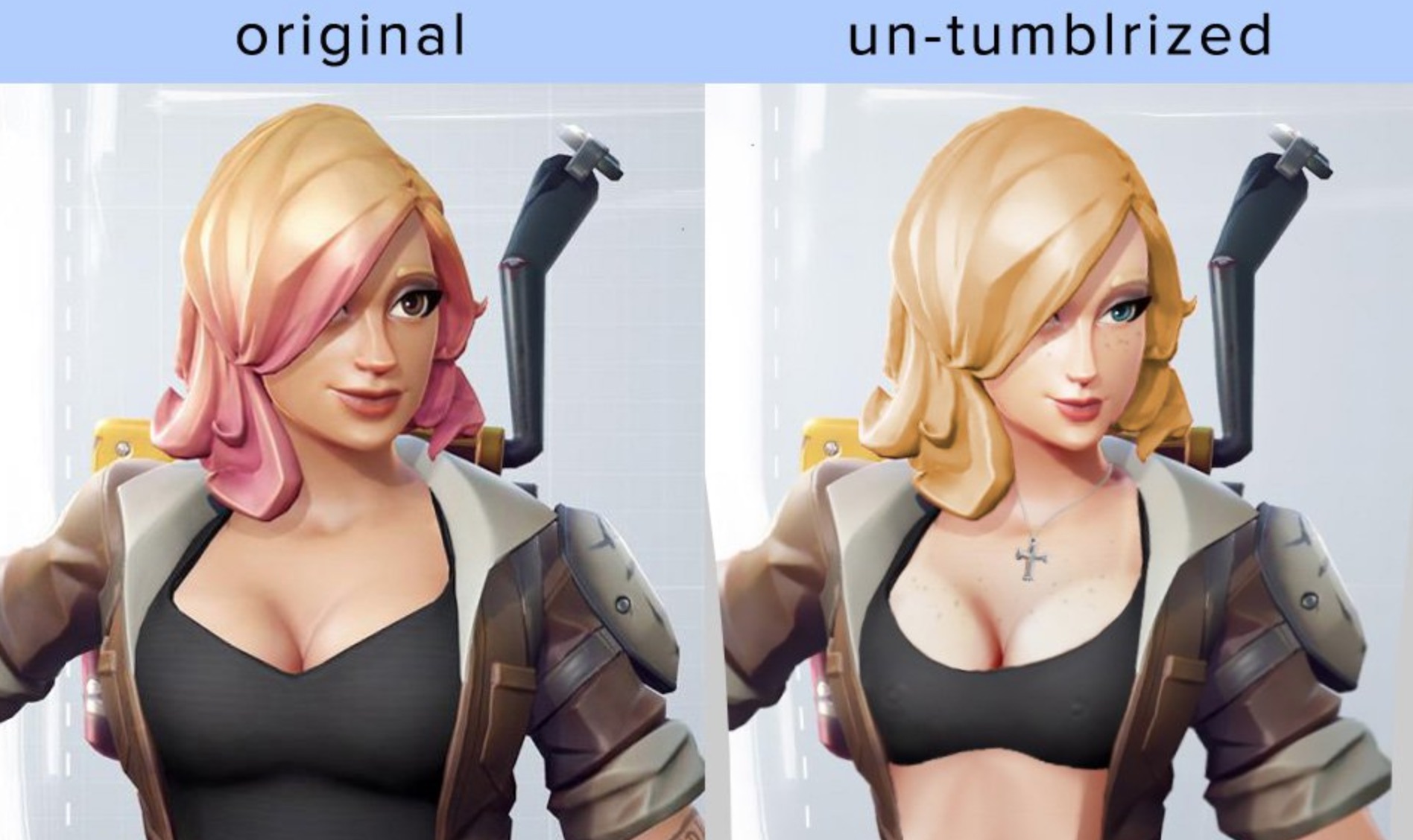 original vs un tumblrized - fortnite penny rule 34