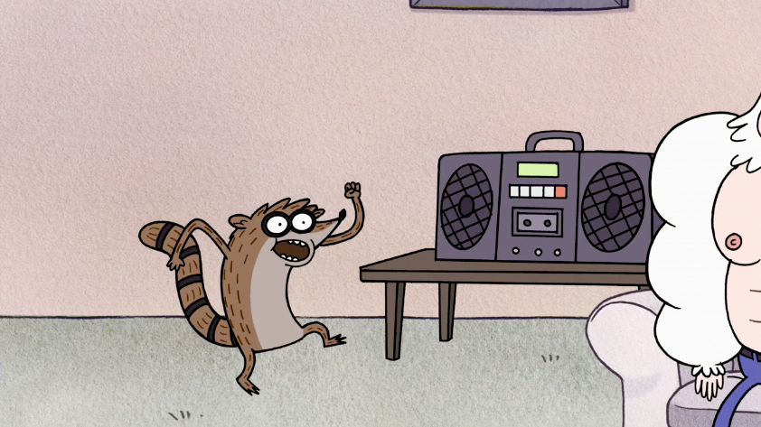 Rigby Has A Better Idea Know Your Meme